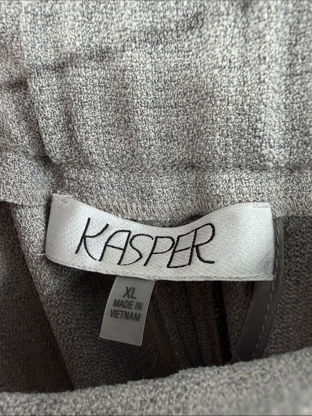 Kasper Women's Wide Leg Pull on Pants - Pebble - XL - New with tags - Picture 6 of 10